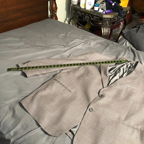 Pronto Uomo Platinum Mens Blazer Size 50 Reg 100% Wool - Picture 9 of 16